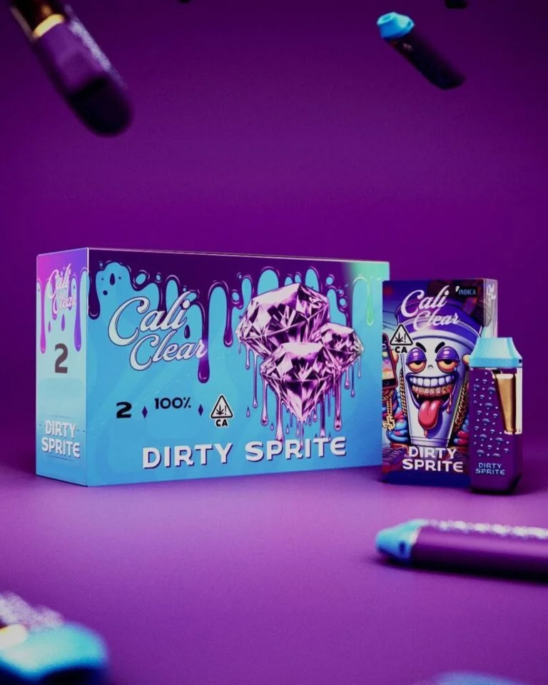 cali clear dirty sprite 2g disposable