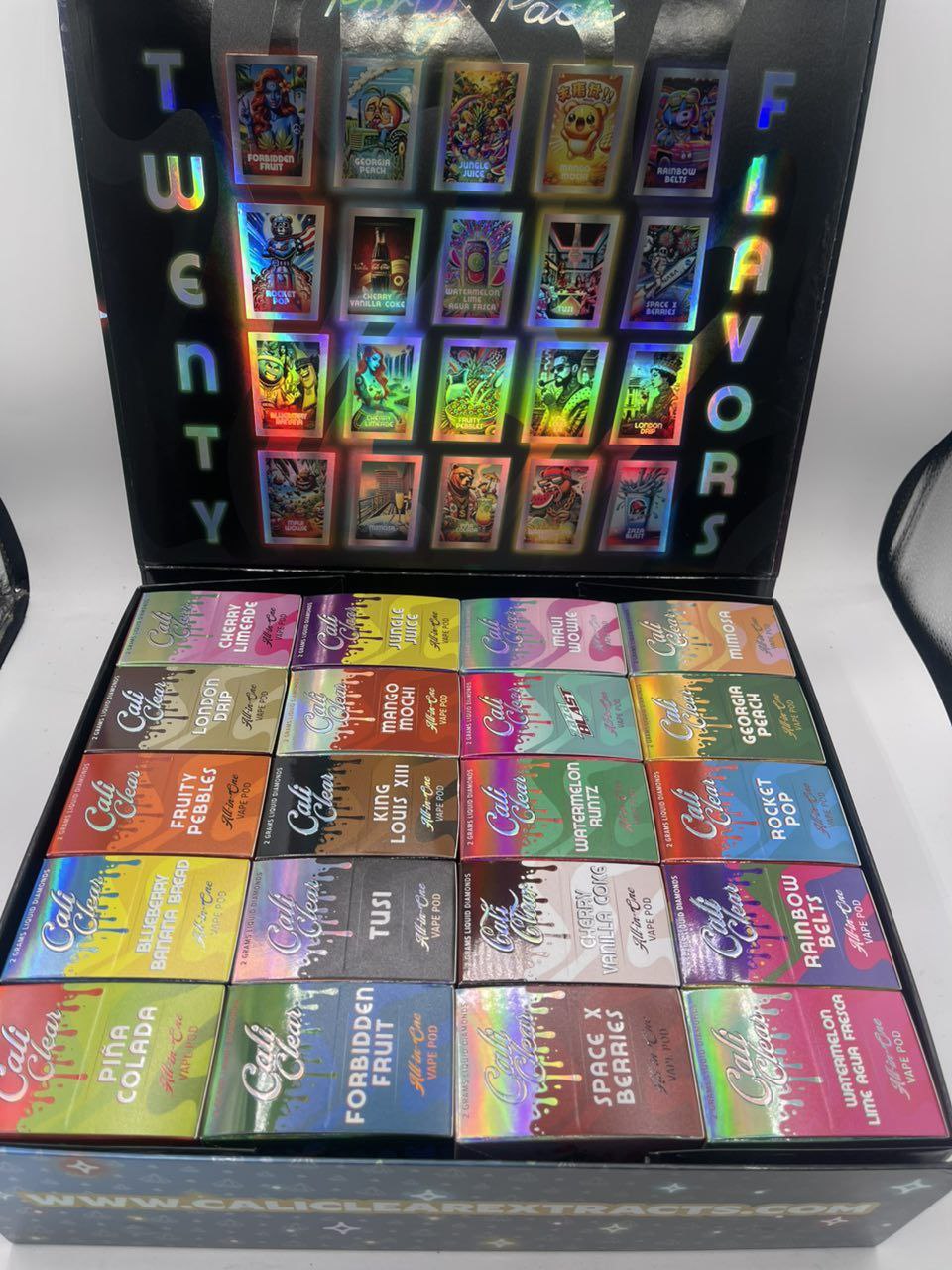 Cali Clear 10 Pack Mixed Flavors Disposable Vape Cali Clear 10 Pack Mixed Flavors Disposable Vape