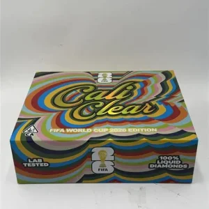 20 Count Box Cali Clear Fifa World Cup Edition 2G Disposable